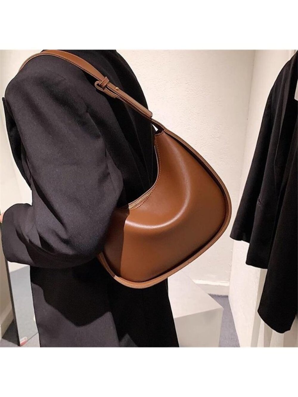 PU Leather Shoulder Bag
